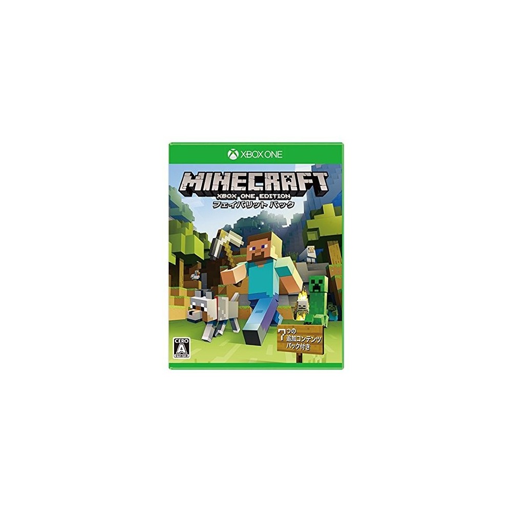 MINECRAFT: XBOX ONE EDITION FAVORITES PACK (pre-owned) XBOX ONE MINECRAFT: XBOX ONE EDITION FAVORITES PACK (pre-owned) XBOX ONE