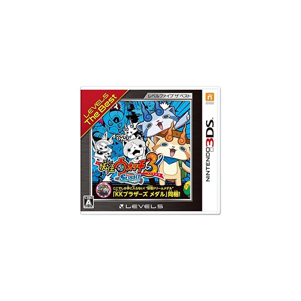 YOUKAI WATCH 3 SUSHI (LEVEL 5 THE BEST) (pre-owned)