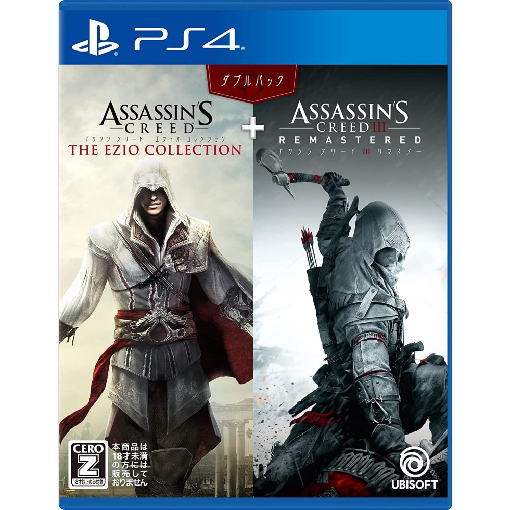 Assassin's Creed: The Ezio Collection + Assassin's Creed III Remastered Double Pack (pre-owned) PS4 Assassin's Creed: The Ezio Collection + Assassin's Creed III Remastered Double Pack (pre-owned) PS4