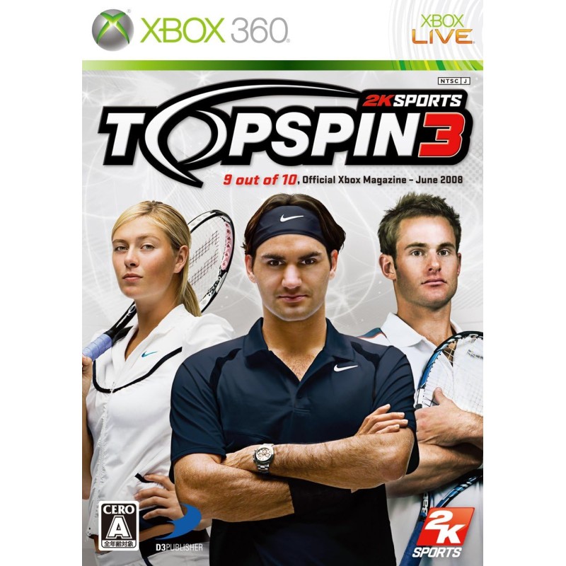Top Spin 3 XBOX 360 (gebraucht) Top Spin 3 XBOX 360 (gebraucht)