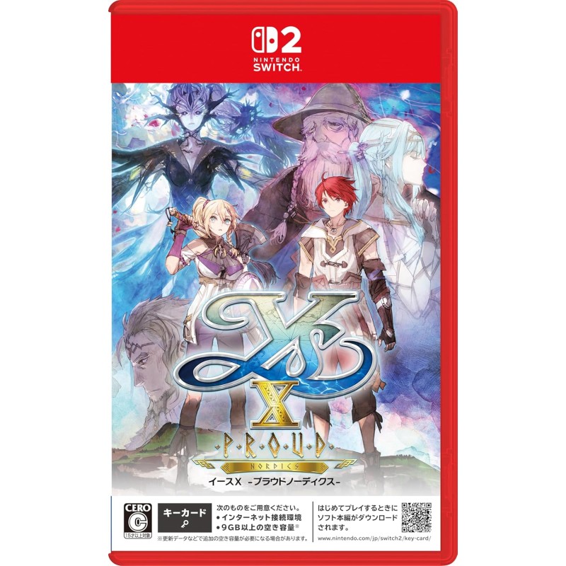 Ys X: Proud Nordics Switch 2 (Game Key Card)