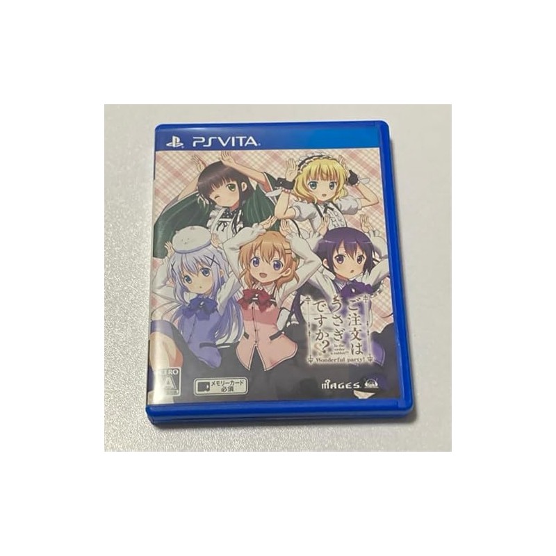 GOCHUUMON WA USAGI DESU KA?? WONDERFUL PARTY! (gebraucht) PSVita GOCHUUMON WA USAGI DESU KA?? WONDERFUL PARTY! (gebraucht) PSVita