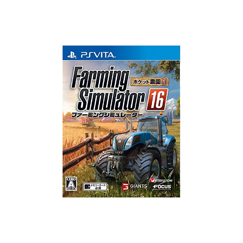 FARMING SIMULATOR 16 PSVita (cartridge only)