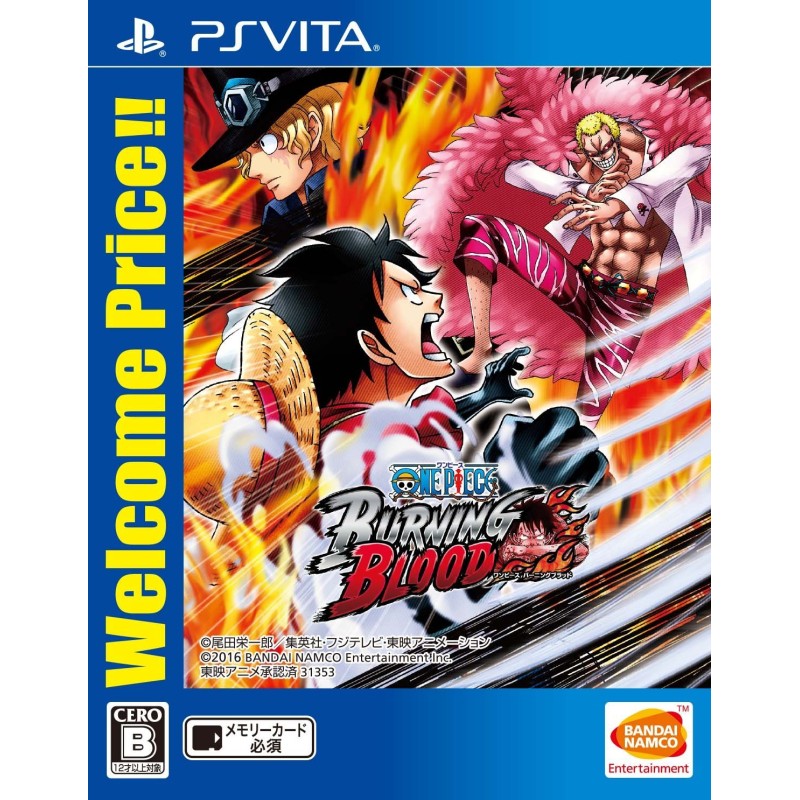 ONE PIECE: BURNING BLOOD (WELCOME PRICE!!) PSVita (cartridge only) ONE PIECE: BURNING BLOOD (WELCOME PRICE!!) PSVita (cartridge only)